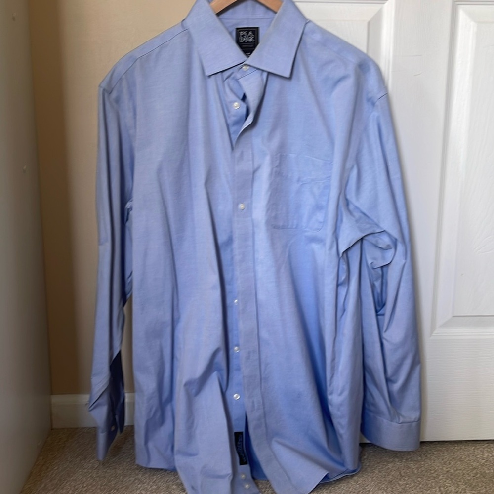 Men’s blue dress shirt